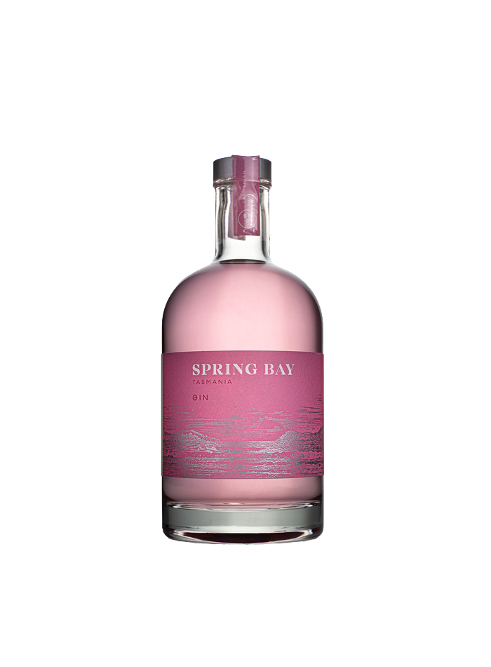 Spring Bay Tasmanian Pink Gin bottle – Spring Bay Distillery
