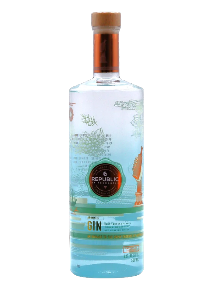 Republic of Fremantle Aromatic Gin bottle – Republic of Fremantle