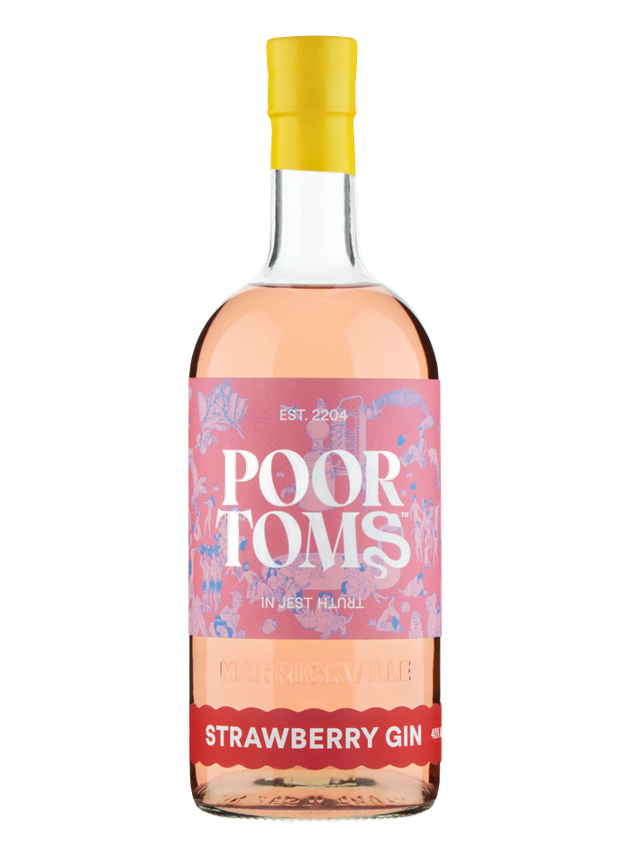 Poor Toms Strawberry Gin bottle – Poor Toms