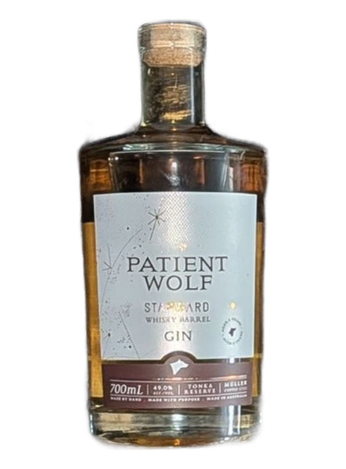 Patient Wolf Whisky Barrel Gin Tonka Reserve bottle – Patient Wolf