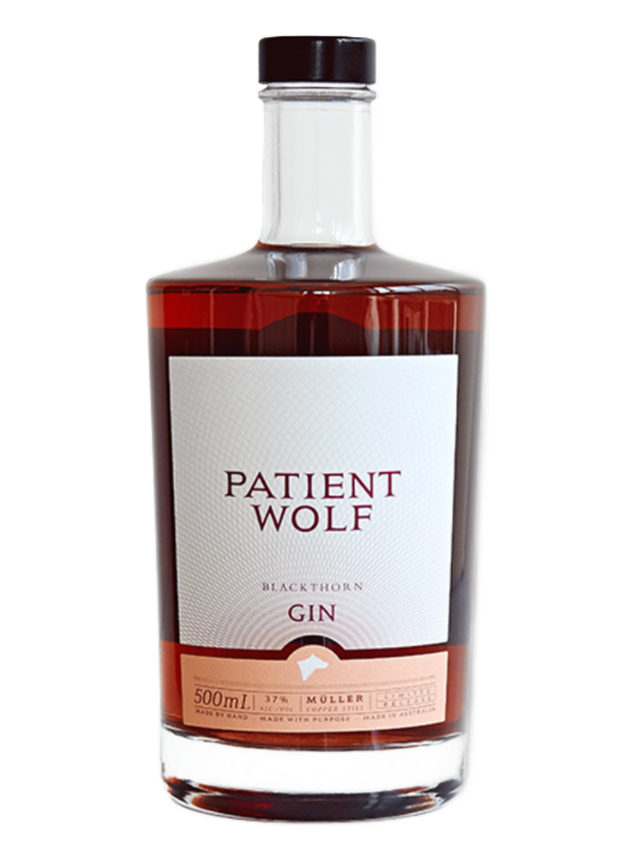 Patient Wolf Blackthorn Sloe Gin bottle – Patient Wolf