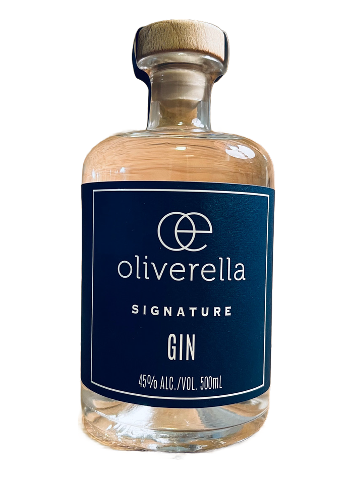 Oliverella Signature Gin bottle – Oliverella Spirits