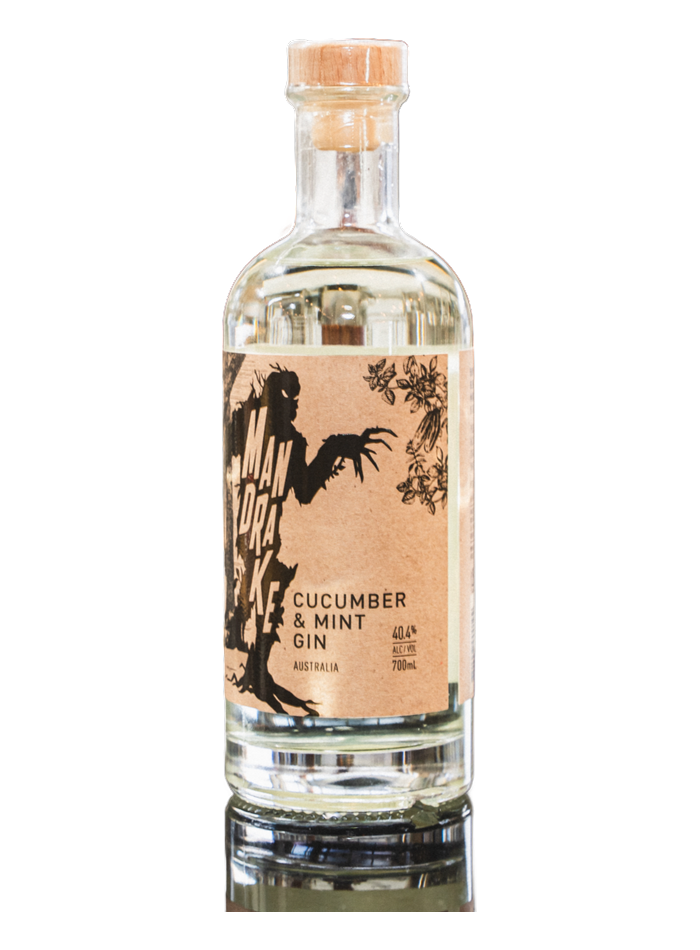 Mandrake Cucumber & Mint Gin bottle – Nosferatu