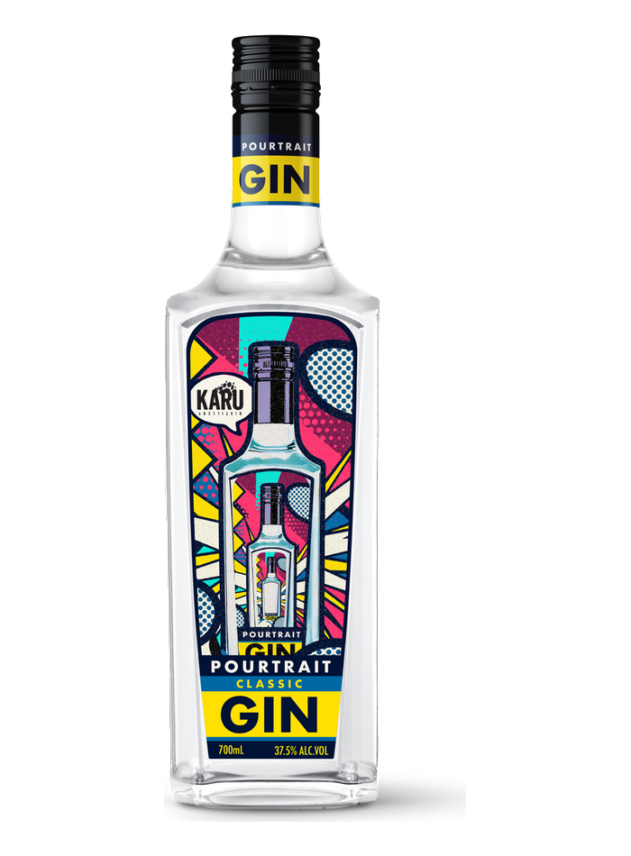 Karu Pourtrait Classic Gin bottle – Karu