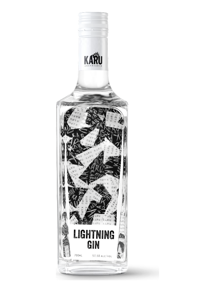 Bouteille de Karu Lightning Gin – Karu