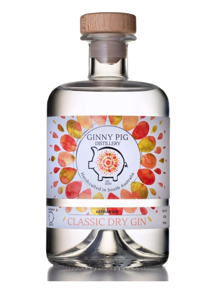 Bouteille de Ginny Pig Classic Dry Gin – Ginny Pig