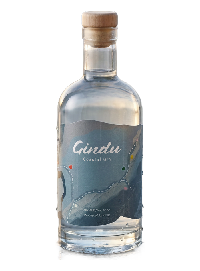 Gindu Coastal Gin bottle – Gindu