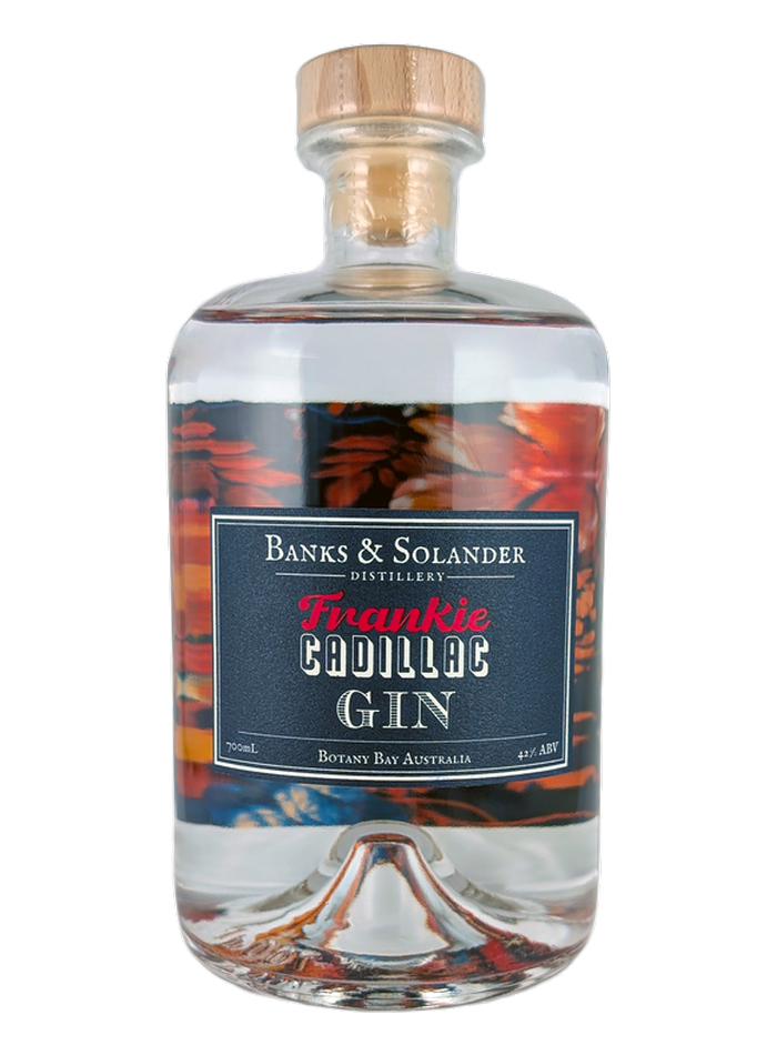 Frankie Cadillac Gin bottle – Banks & Solander