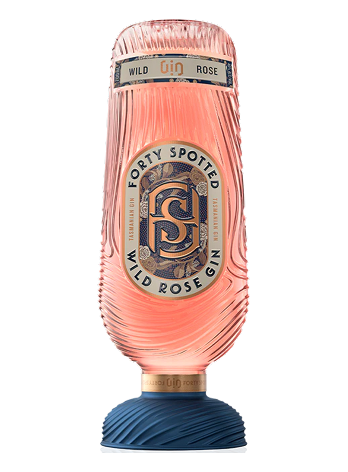 Forty Spotted Wild Rose Gin bottle – Forty Spotted
