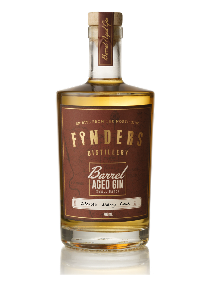 Finders Oloroso Sherry Barrel Aged Gin bottle – Finders