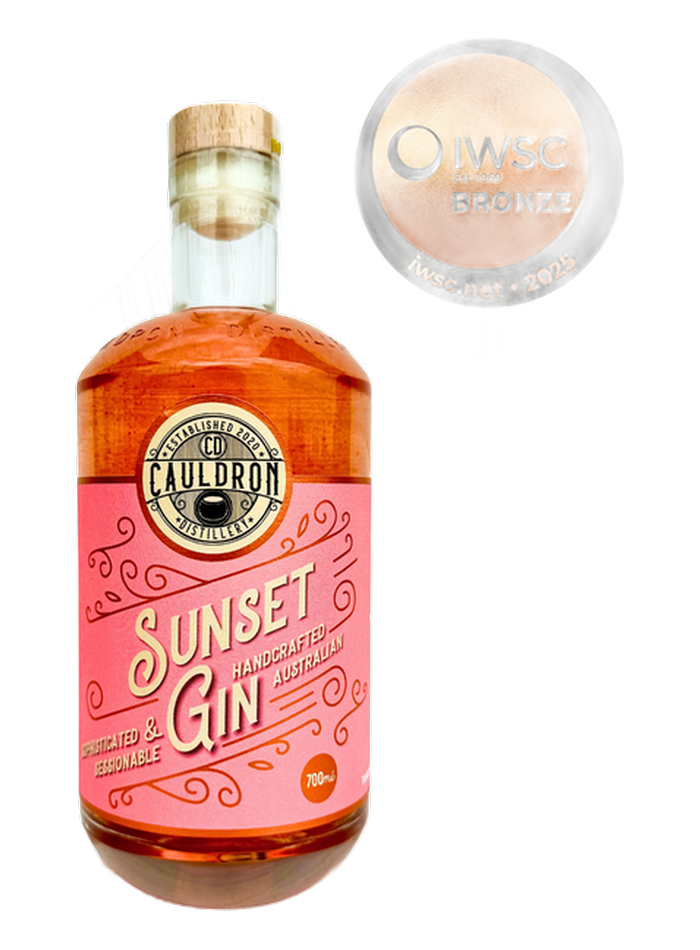 Cauldron Sunset Gin bottle – Cauldron Distillery