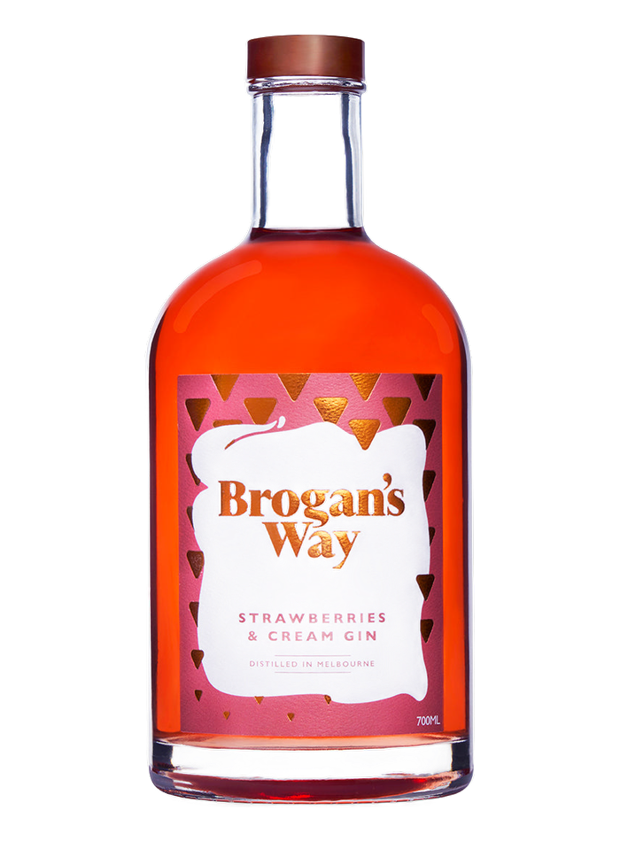 Bouteille de Brogan's Way Strawberries & Cream Gin – Brogan's Way