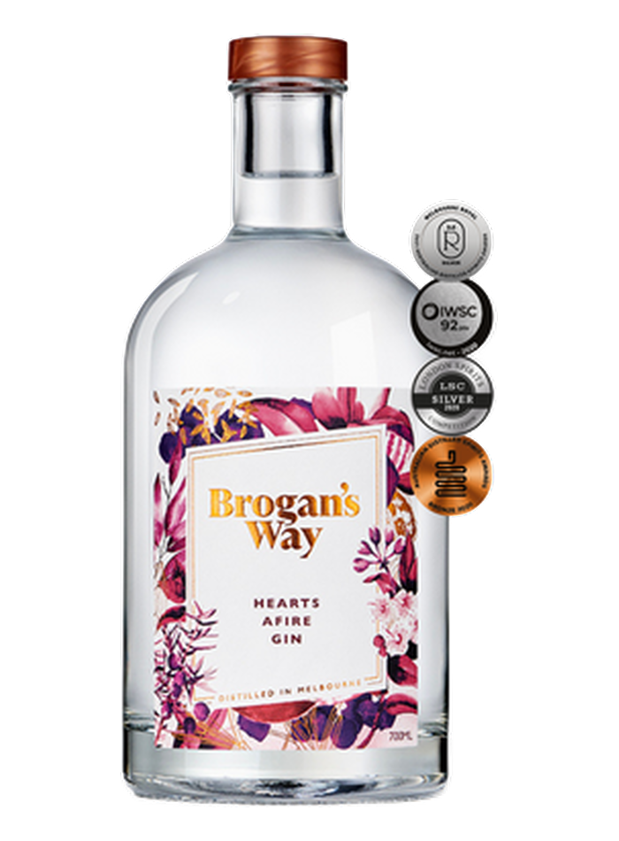 Bouteille de Brogan's Way Hearts Afire Gin – Brogan's Way