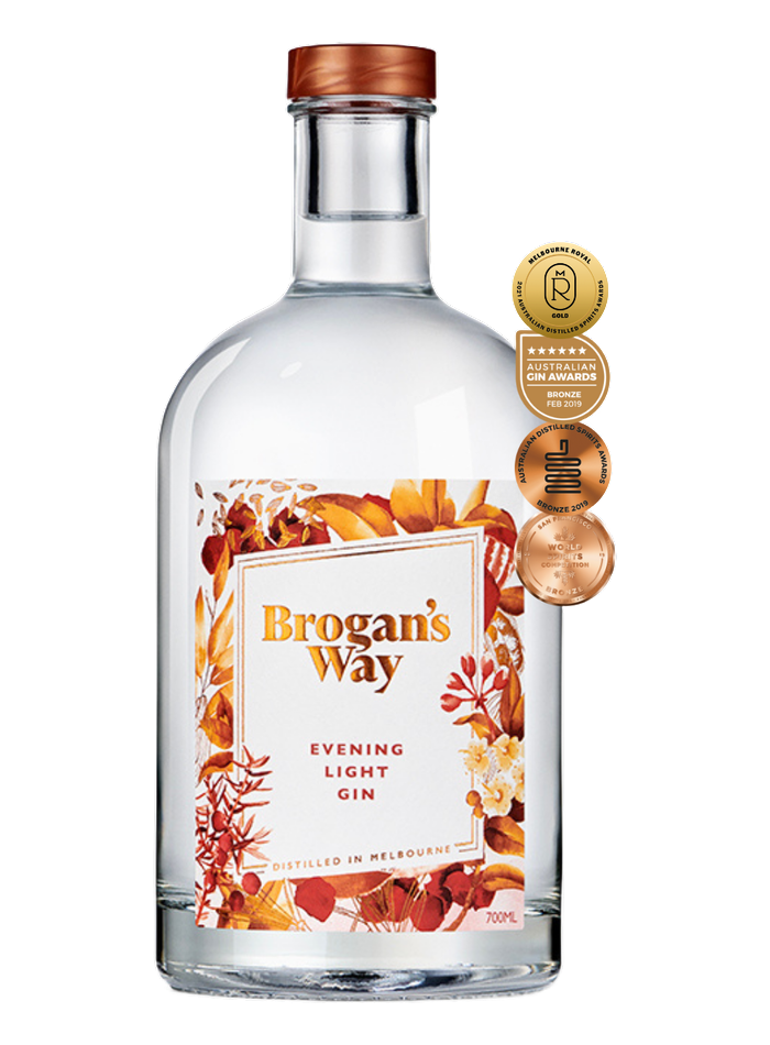 Brogan's Way Evening Light Gin bottle – Brogan's Way
