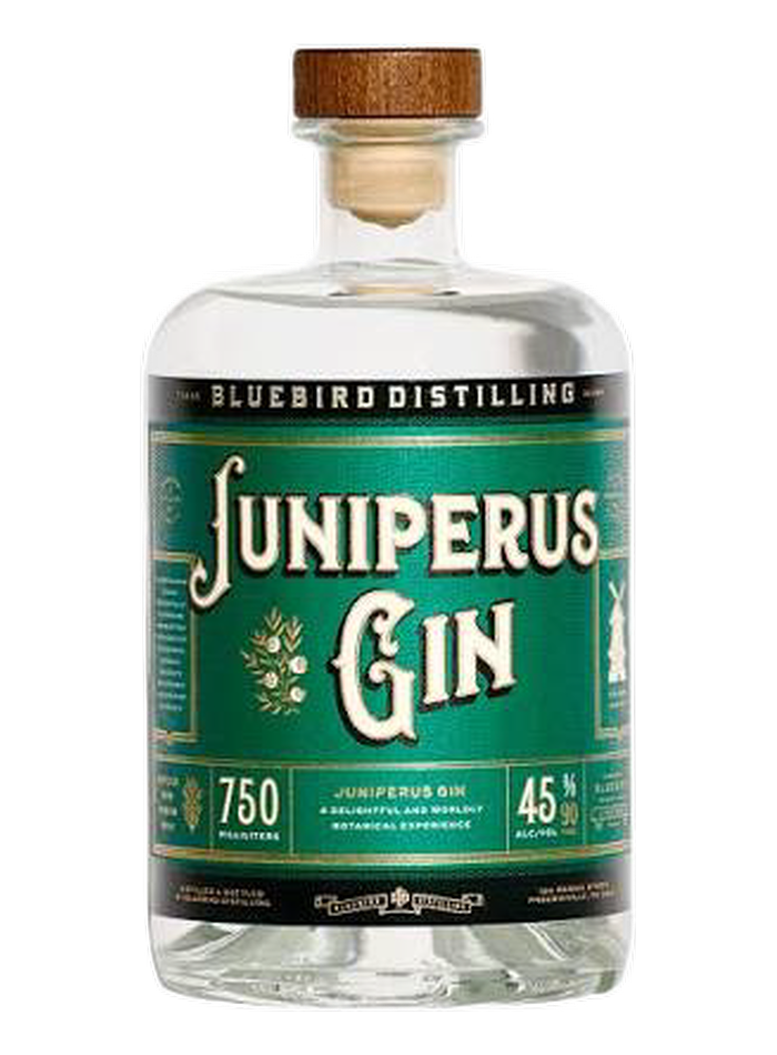 Bluebird Juniperus Gin bottle – Bluebird Distilling