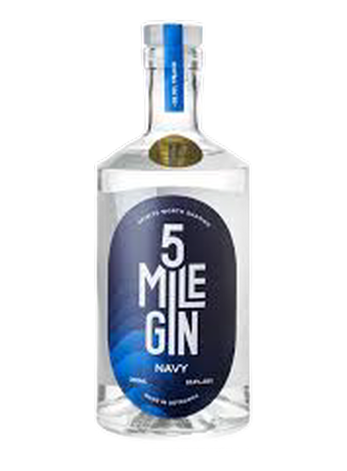 5 Mile Navy Gin bottle – 5 Mile Distilling