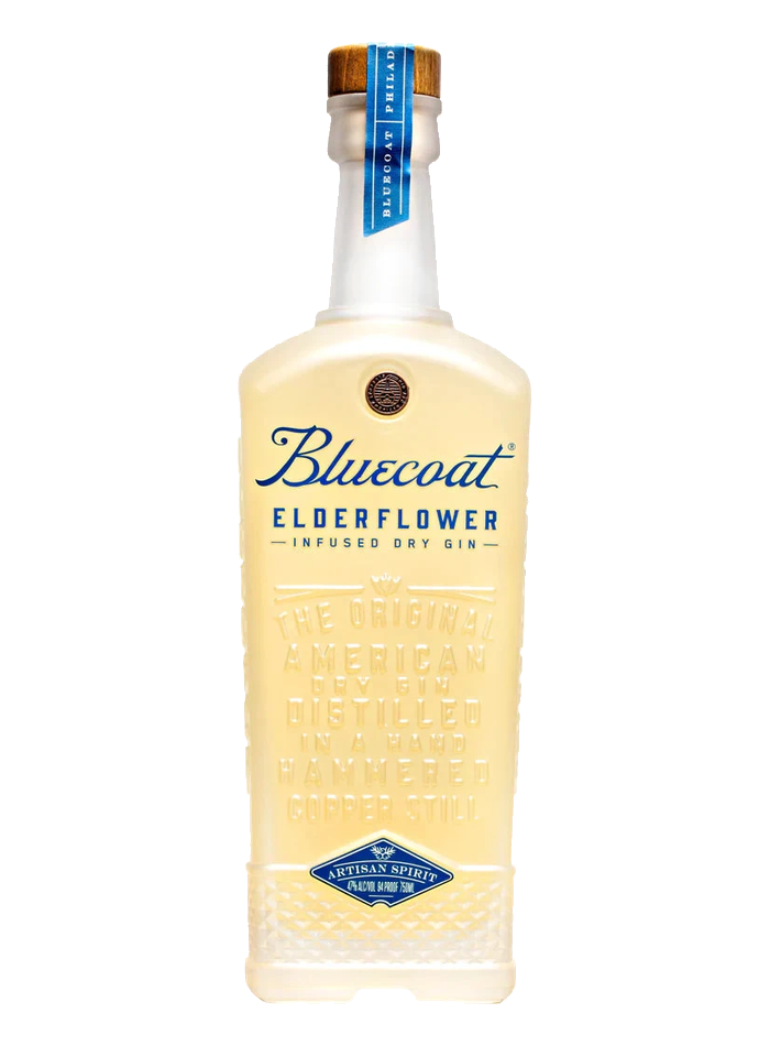 Bluecoat Elderflower Gin bottle – Bluecoat