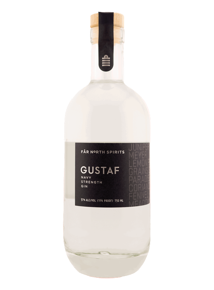 Gustaf Navy Strength Gin bottle – Far North Spirits