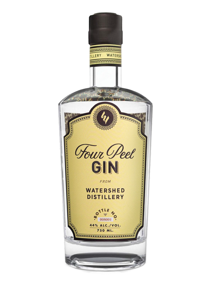 Watershed Four Peel Gin bottle – Watershed Distillery