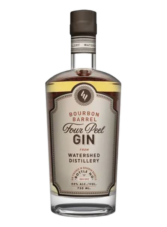 Watershed Bourbon Barrel Aged Four Peel Gin bottle – Watershed Distillery
