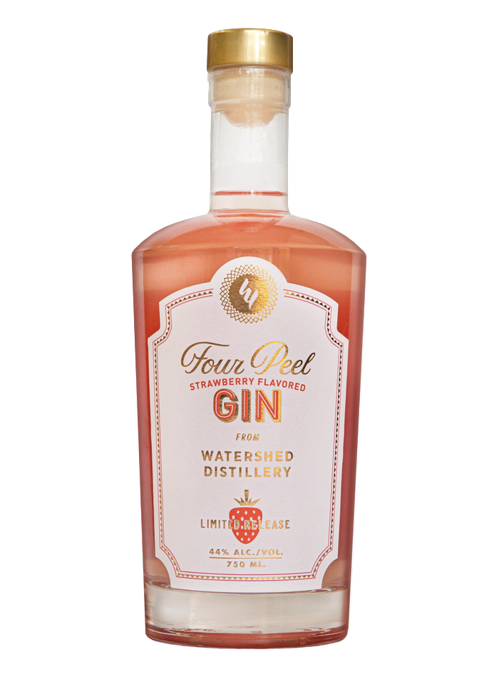 Bouteille de Watershed Four Peel Strawberry Gin – Watershed Distillery