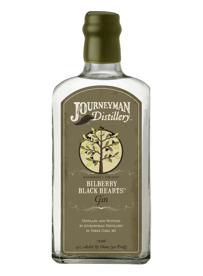 Journeyman Bilberry Black Hearts Gin bottle – Journeyman