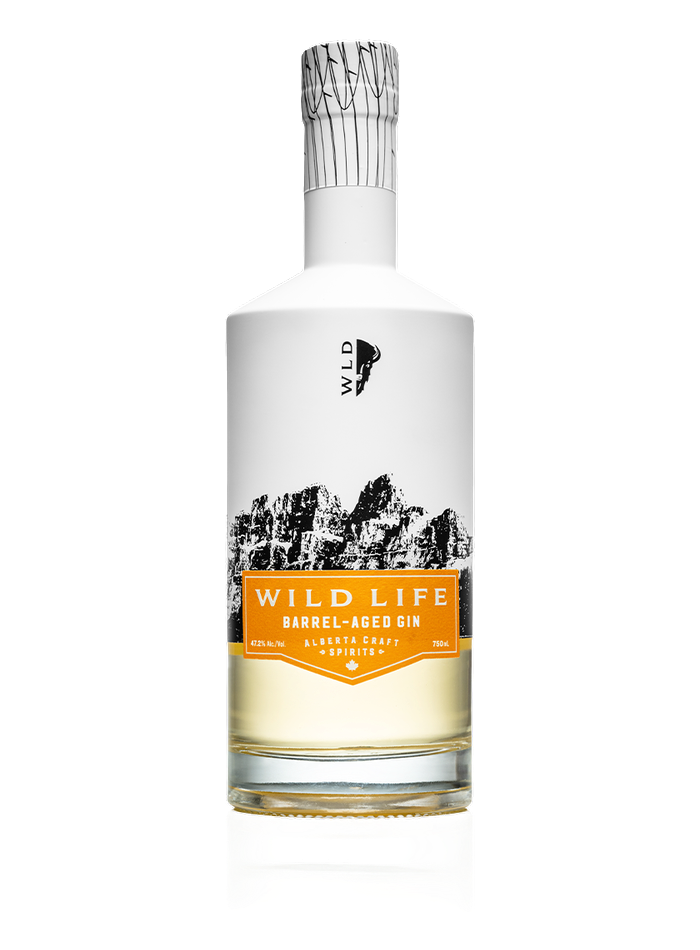 Wild Life Barrel-Aged Gin bottle – Wild Life