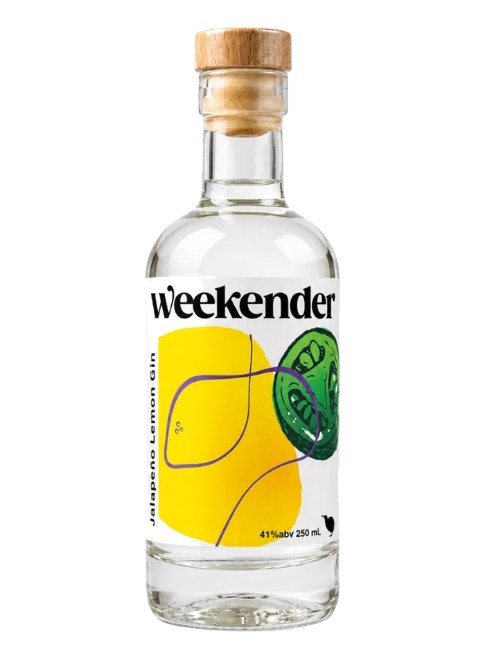 Weekender Jalapeno Lemon Gin bottle – Weekender