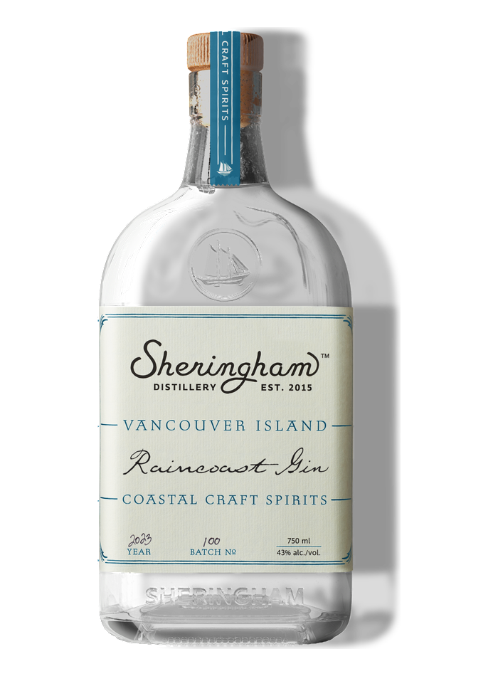Sheringham Raincoast Gin bottle – Sheringham
