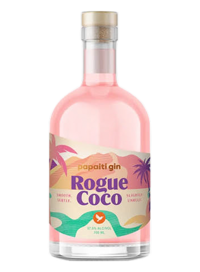 Papaiti Rogue Coco Pink Gin bottle – Papaiti Gin