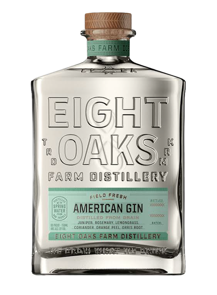 Eight Oaks American Gin bottle – Eight Oaks
