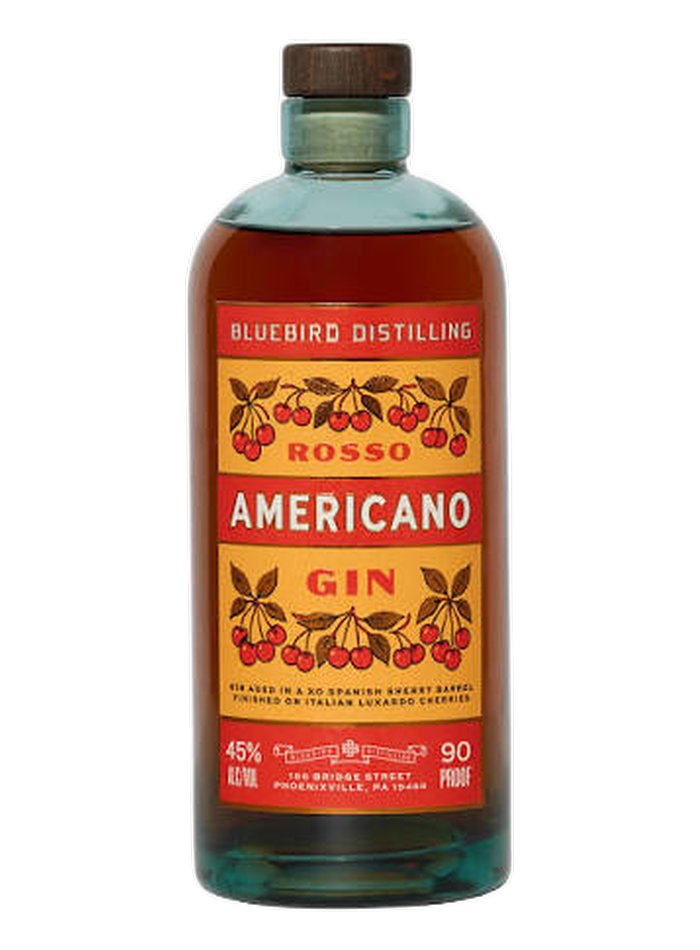 Bluebird Rosso Americano Gin bottle – Bluebird Distilling