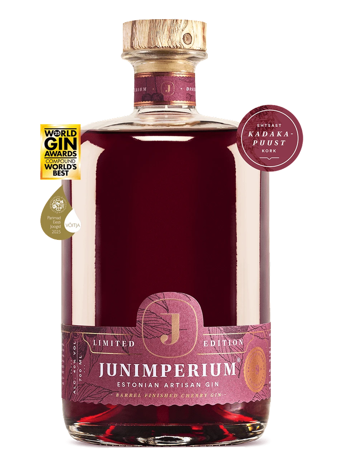 Junimperium Barrel Finished Cherry Gin bottle – Junimperium