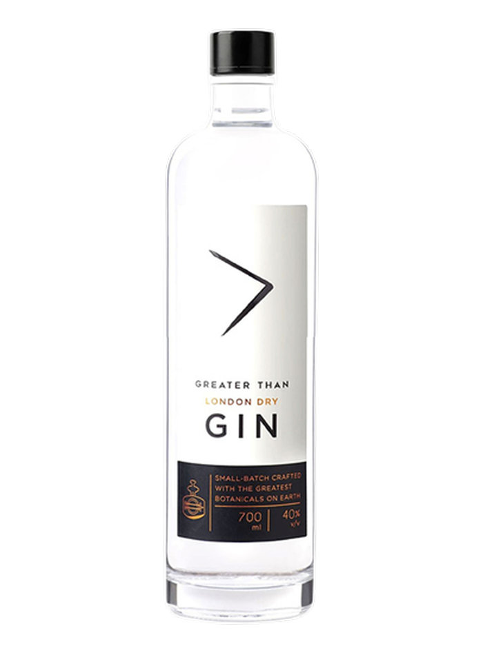 Greater Than London Dry Gin bottle – NAO Spirits