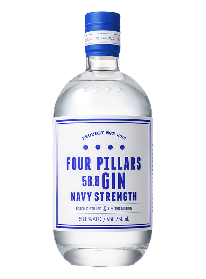Four Pillars Navy Strength Gin bottle – Four Pillars