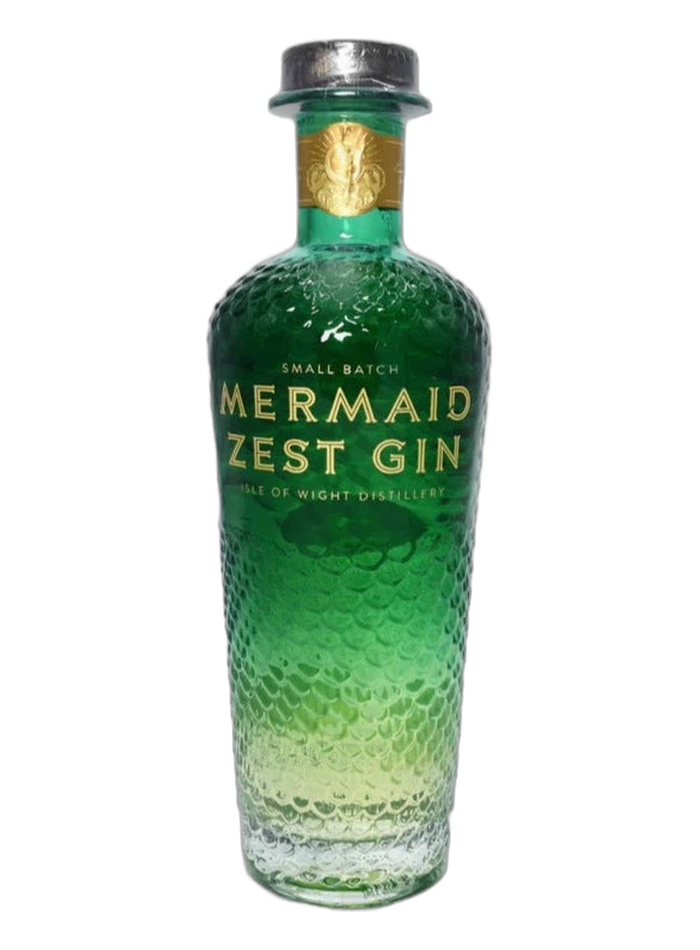 Mermaid Zest Gin bottle – Isle of Wight Distillery