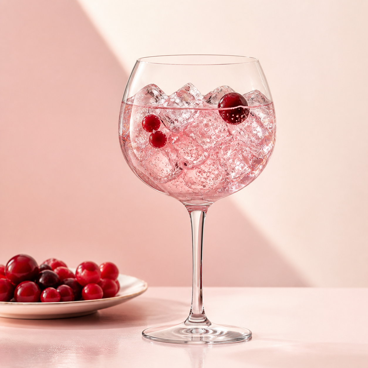 Le Gin de Namur Ma Belle servi avec Fever-Tree Indian Tonic Water, agrémenté de mixed red fruits