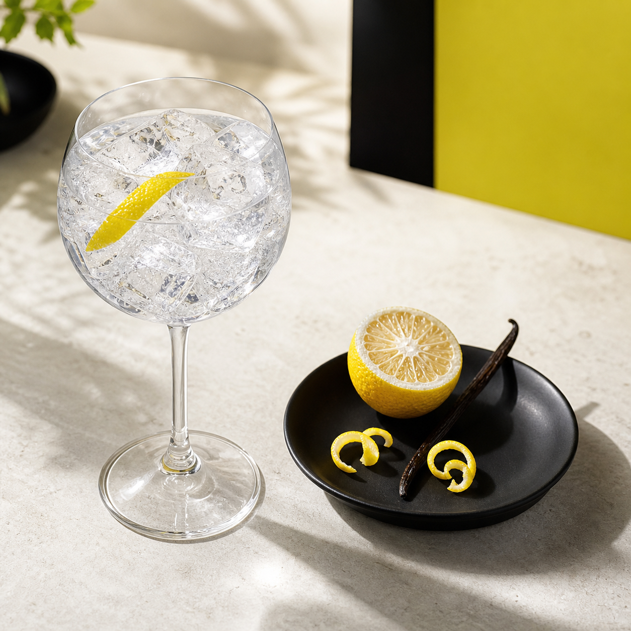 MaGin Ki Yuzu served with Fever-Tree Mediterranean Tonic Water, garnished with Yuzu peel