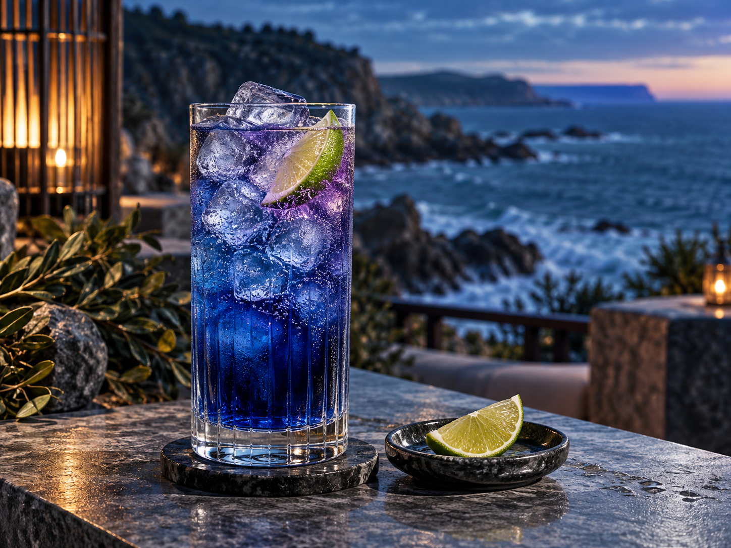 Giniversity Southern Ocean Gin served with Schweppes Dry Tonic, garnished with Lime Wheel