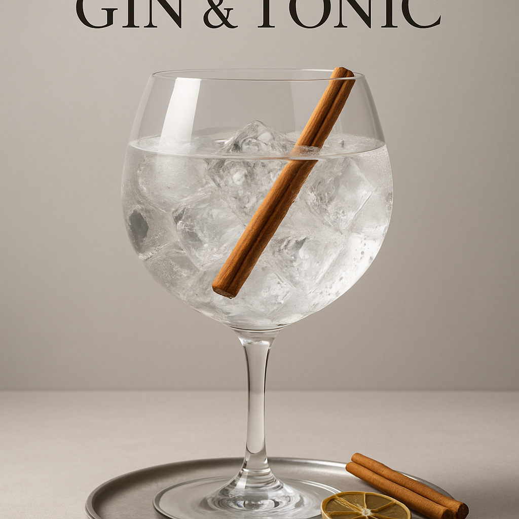 Hannover Gin Rooftop Garden servi avec Fever-Tree Mediterranean Tonic Water, agrémenté de cinnamon stick