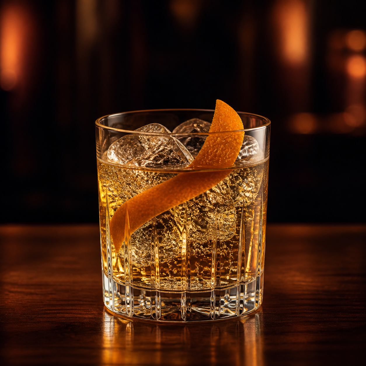 Biggar Cask Aged Gin - Sherry served with Fever-Tree Indian Tonic Water, garnished with Orange peel