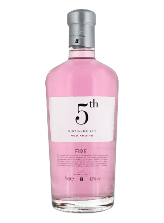 5th Fire Red Fruits Gin