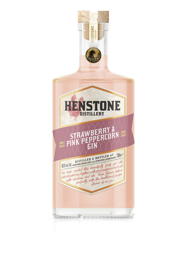 Henstone Strawberry & Pink Peppercorn Gin
