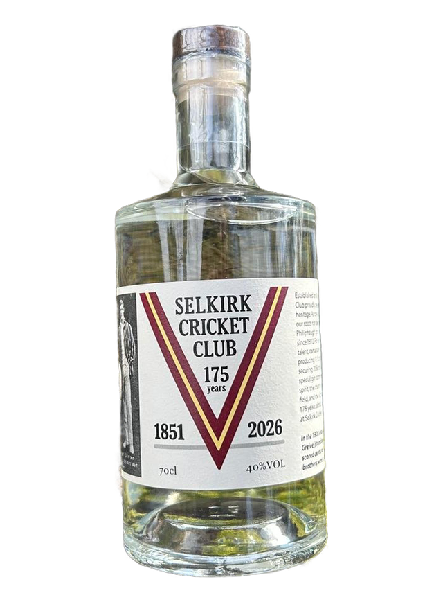 Selkirk Cricket Club Gin