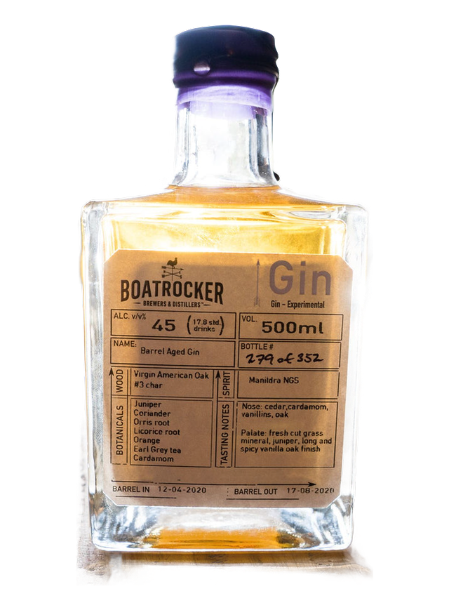 Boatrocker Barrel Aged Gin