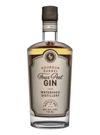 Watershed Bourbon Barrel Aged Four Peel Gin