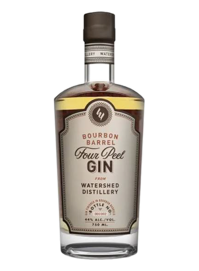 Watershed Bourbon Barrel Aged Four Peel Gin